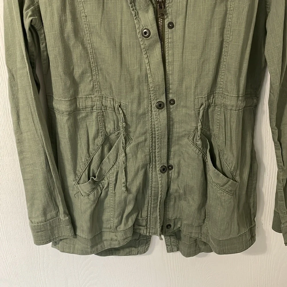 Abercrombie & Fitch Olive Army Green Women’s Light Utility Jacket Size XS